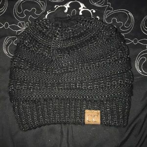 Bun Beanie NEVER WORN